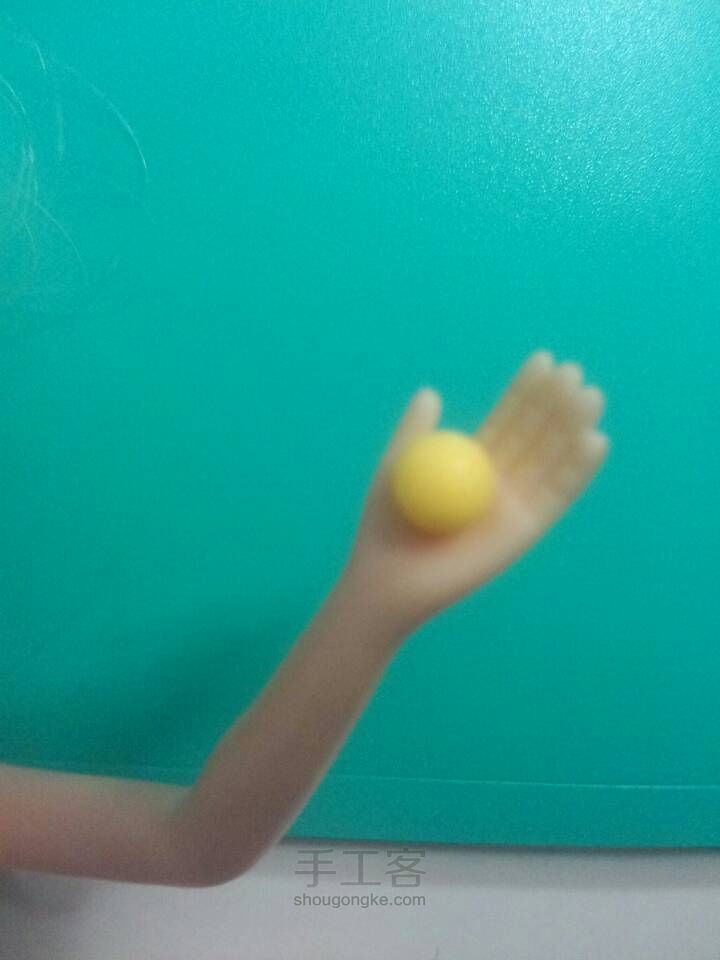 黏土迷你乒乓球（娃用）(๑• . •๑) 第3步