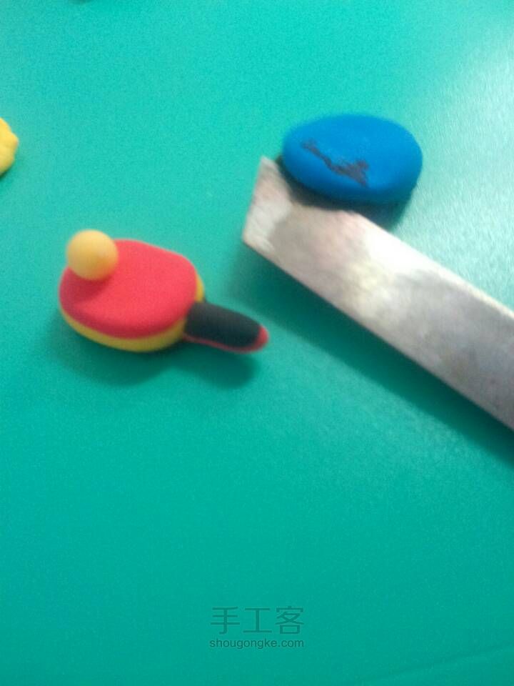 黏土迷你乒乓球（娃用）(๑• . •๑) 第18步