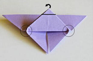 【转载】教你折个美美哒的纸蝴蝶(｡･ω･｡)ﾉ♡ 第6步