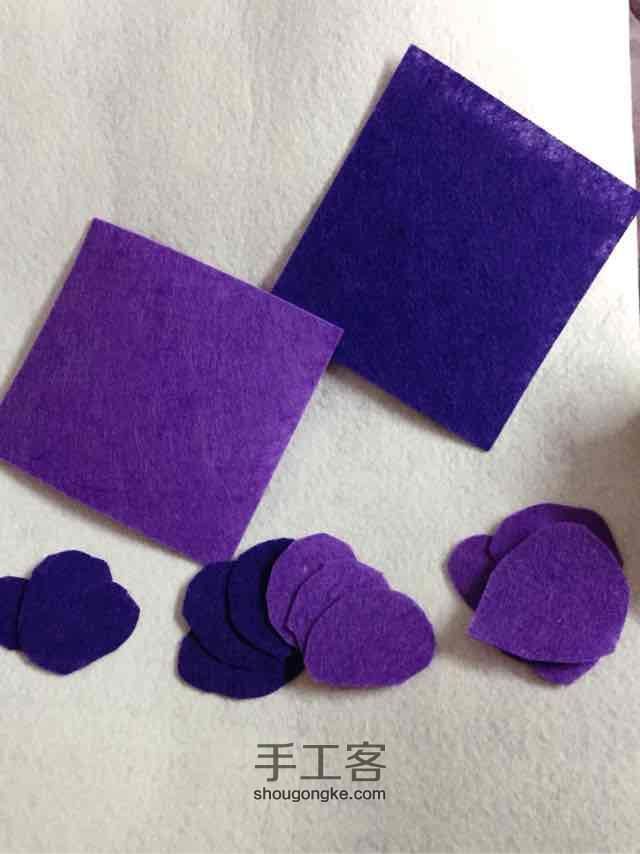 紫色迷人小花-适合高逼格的你 第2步