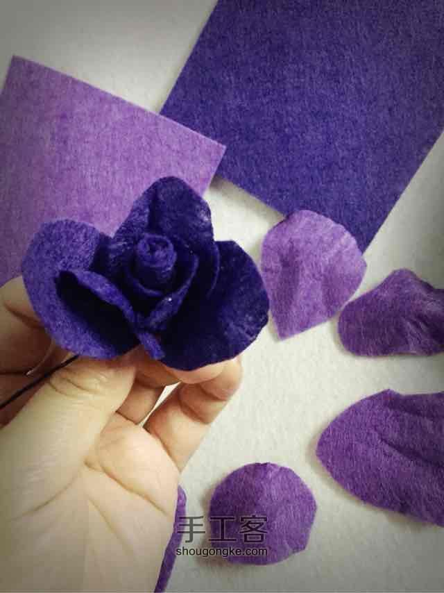 紫色迷人小花-适合高逼格的你 第7步