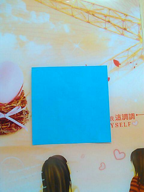 简洁立体纸桃心love 第1步