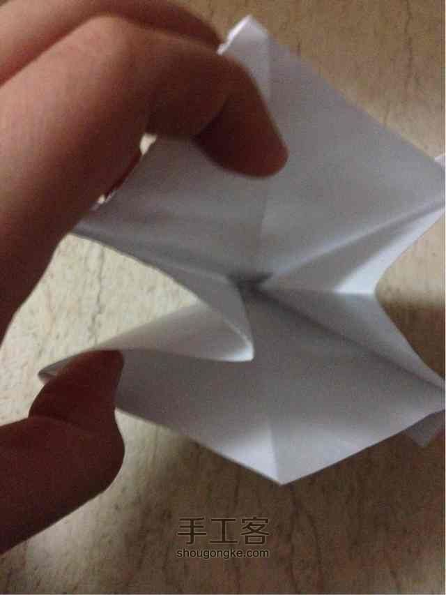 纸折蝴蝶结🎀 第14步