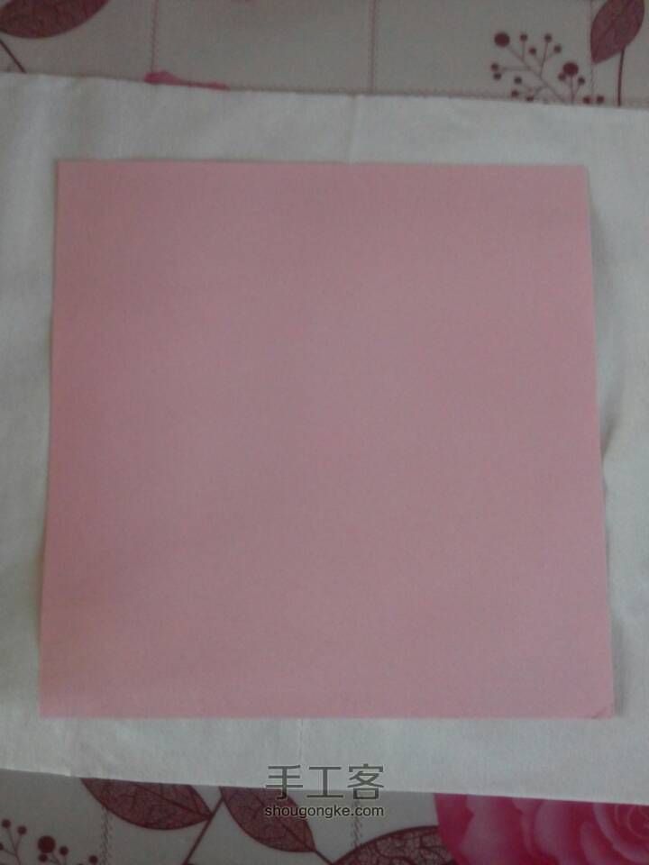 （折纸）樱花糖果盒 第1步