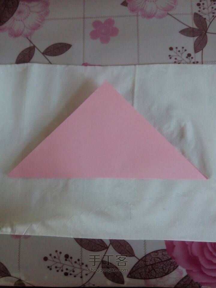 （折纸）樱花糖果盒 第2步