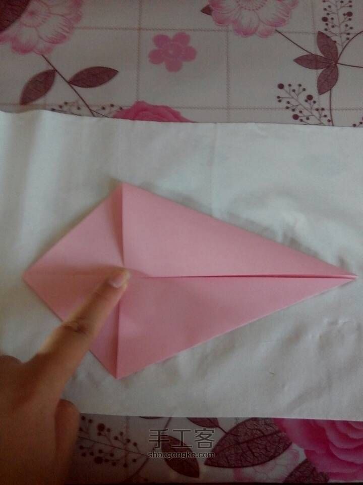 （折纸）樱花糖果盒 第4步