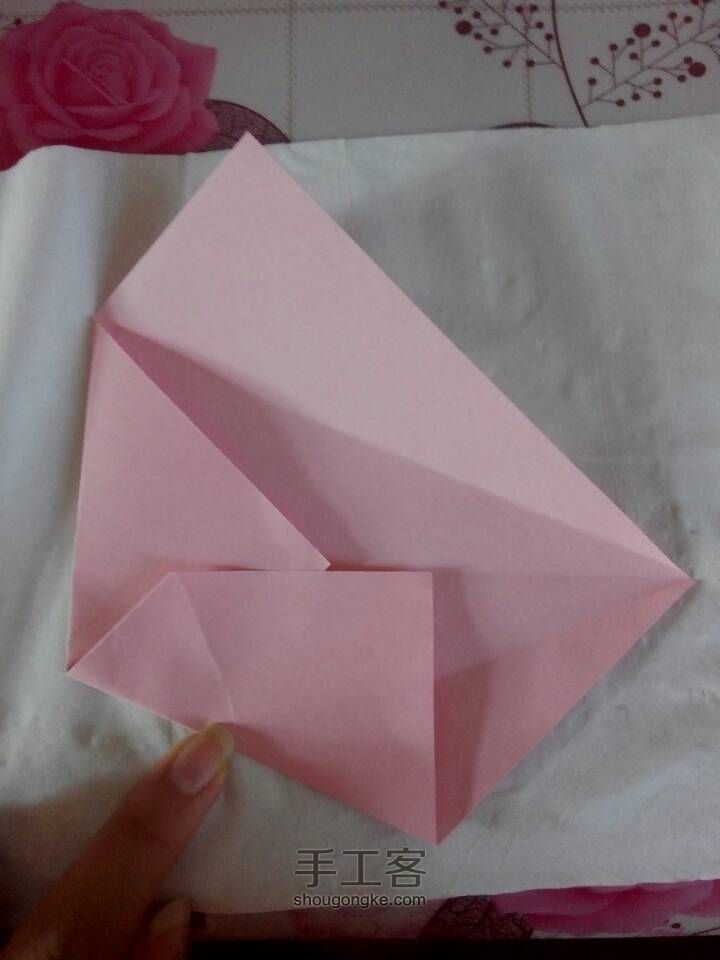 （折纸）樱花糖果盒 第8步