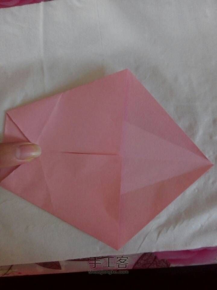 （折纸）樱花糖果盒 第9步