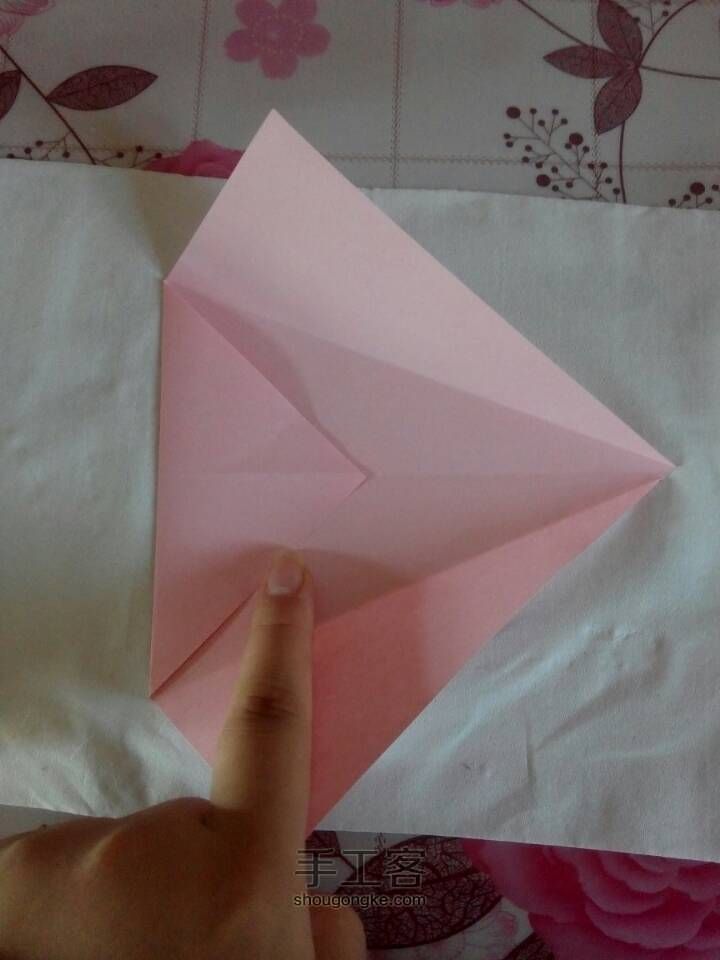 （折纸）樱花糖果盒 第7步