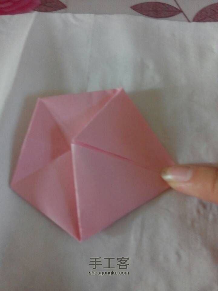 （折纸）樱花糖果盒 第20步