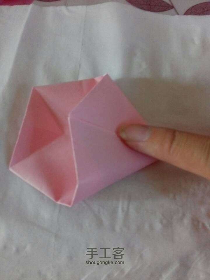 （折纸）樱花糖果盒 第19步