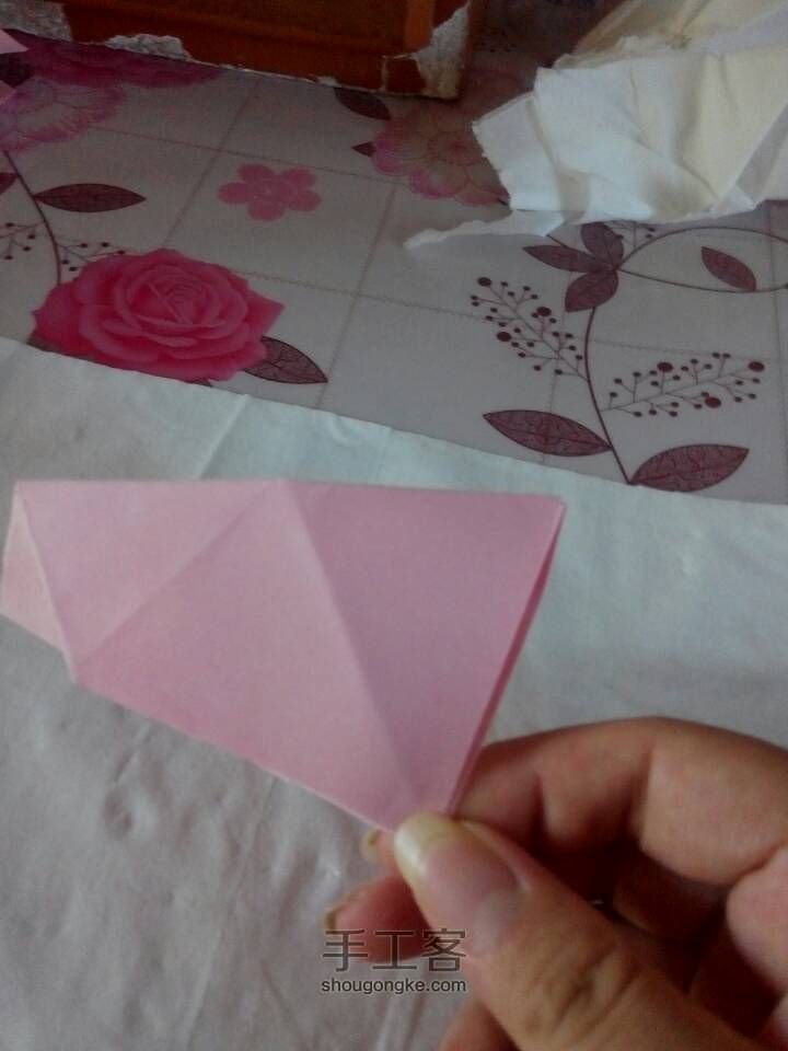 （折纸）樱花糖果盒 第21步