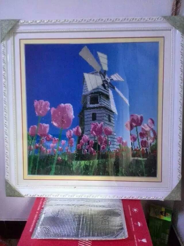 怀小朋友的时候绣的 第2步