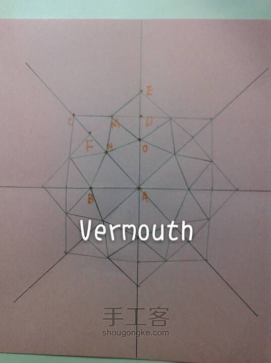 〔 Vermouth 〕纸艺—萌萌哒钻石 第7步
