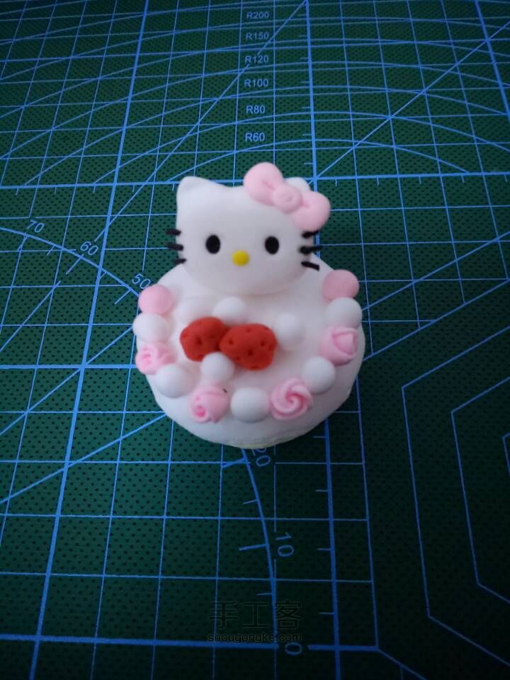 hello kitty^o^可爱小蛋糕 第2步