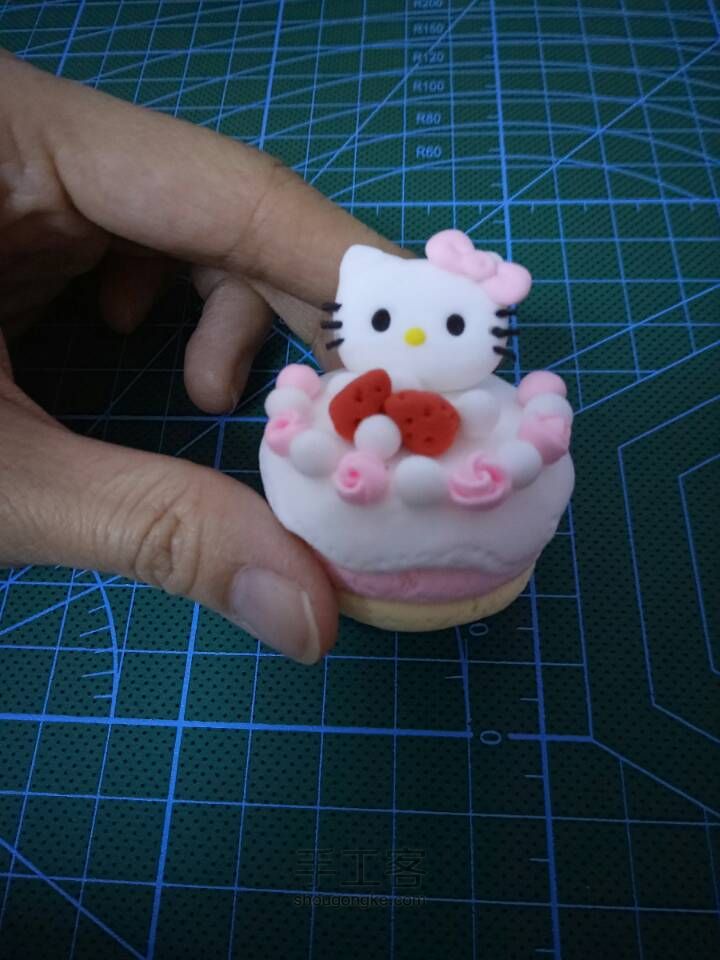 hello kitty^o^可爱小蛋糕 第14步