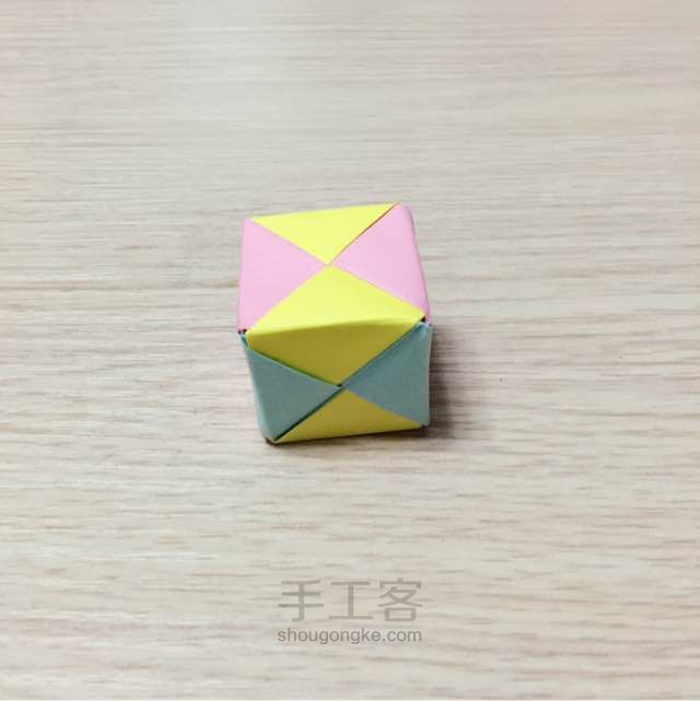 【優姬製作】·彩色正方體.迷你盒子君 第14步