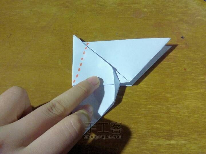 简单的纸蝴蝶（修改版） 第11步
