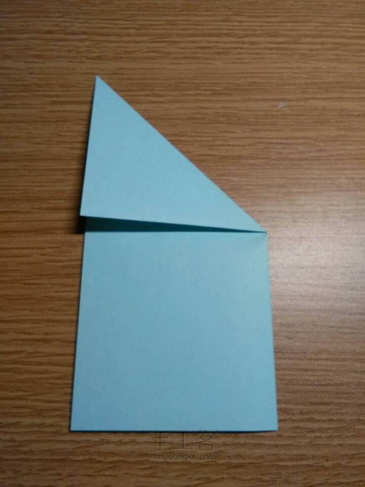 简单的平面折纸——青蛙🐸 第3步