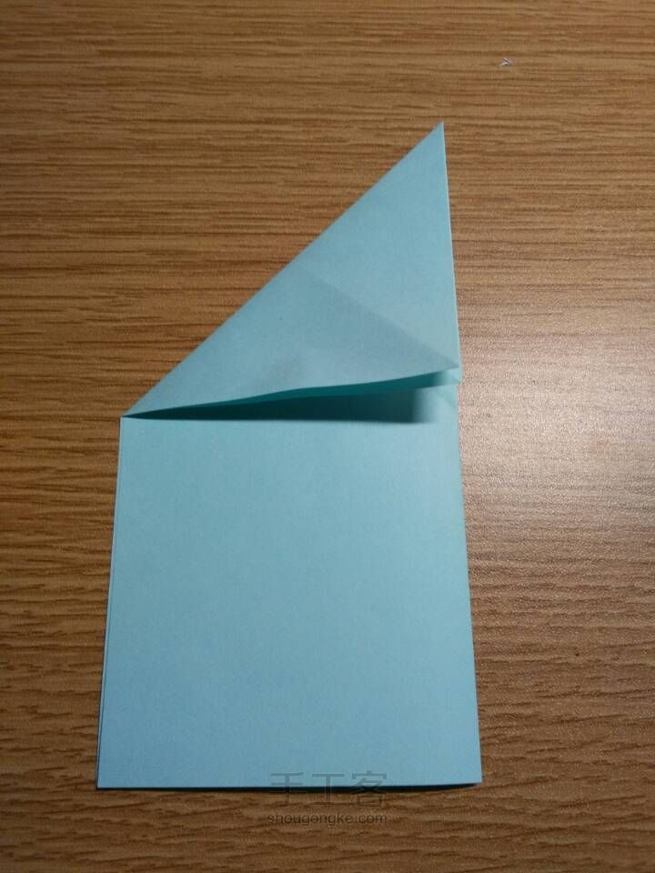 简单的平面折纸——青蛙🐸 第4步