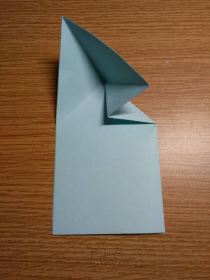 简单的平面折纸——青蛙🐸 第5步