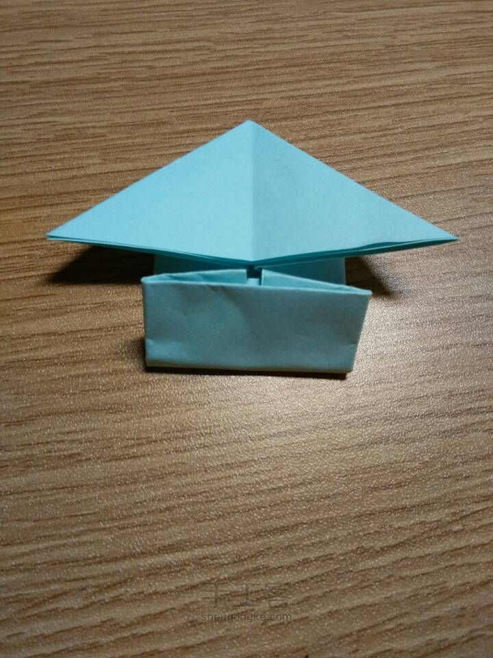 简单的平面折纸——青蛙🐸 第9步
