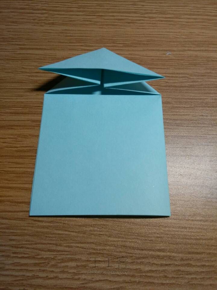 简单的平面折纸——青蛙🐸 第6步