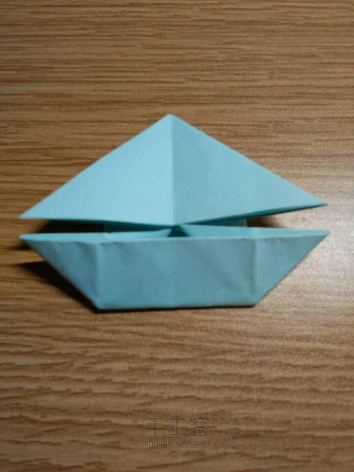 简单的平面折纸——青蛙🐸 第10步
