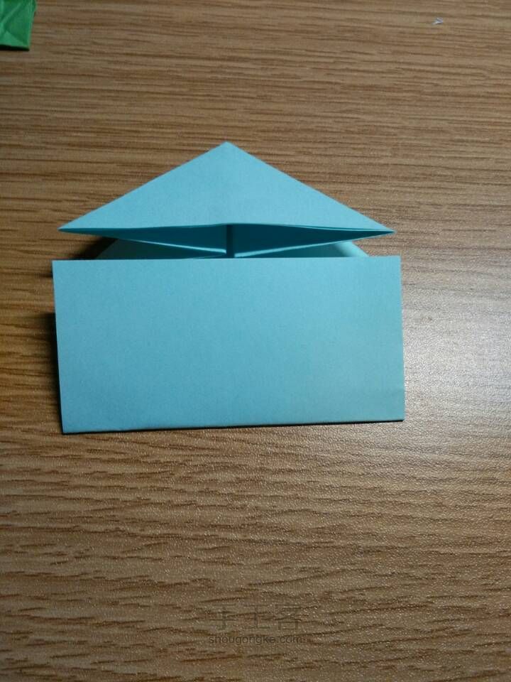 简单的平面折纸——青蛙🐸 第7步