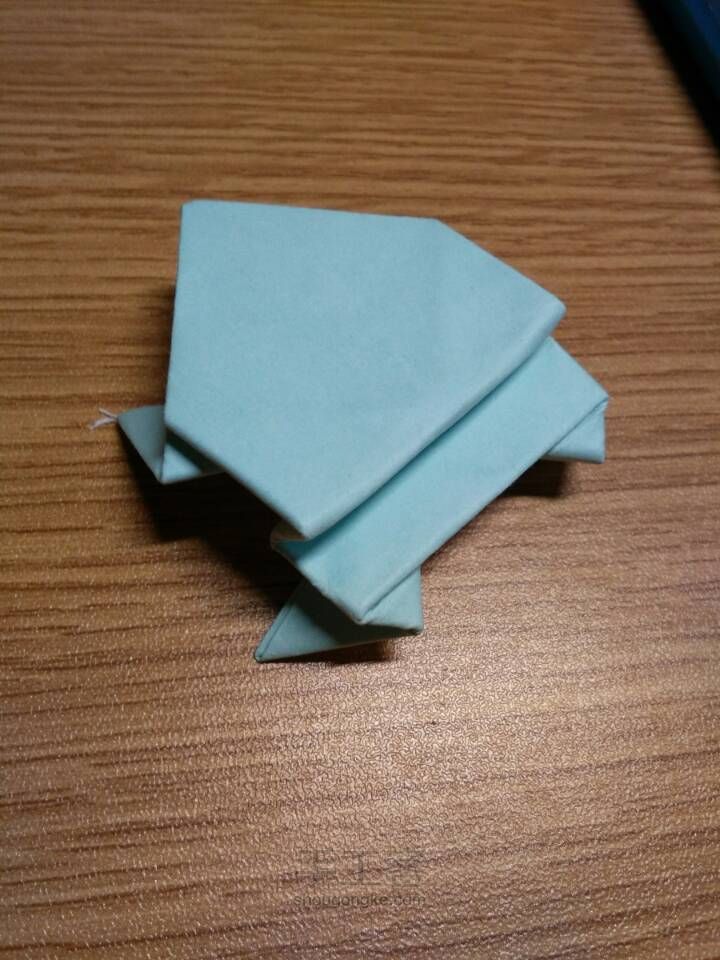简单的平面折纸——青蛙🐸 第17步