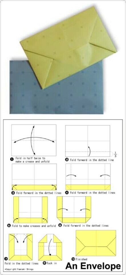 各种创意的折纸（转载） 第5步