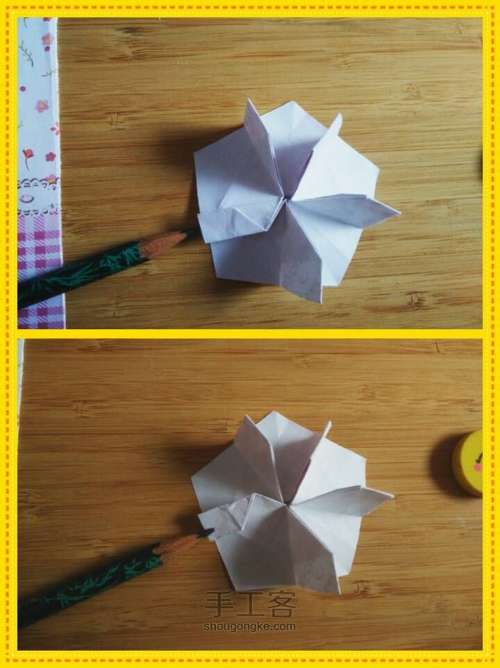 樱花星星折纸 第17步