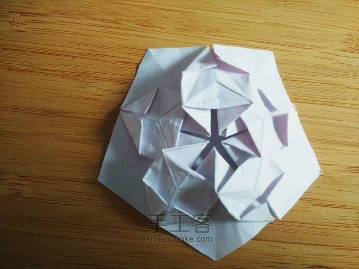 樱花星星折纸 第23步