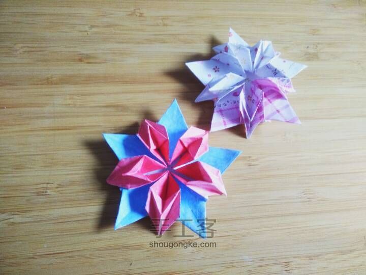 樱花星星折纸 第32步