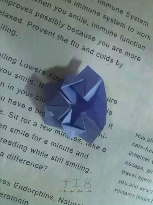 折纸花球  6 第20步