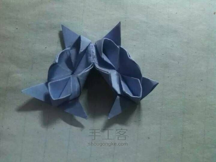 折纸花球  6 第29步