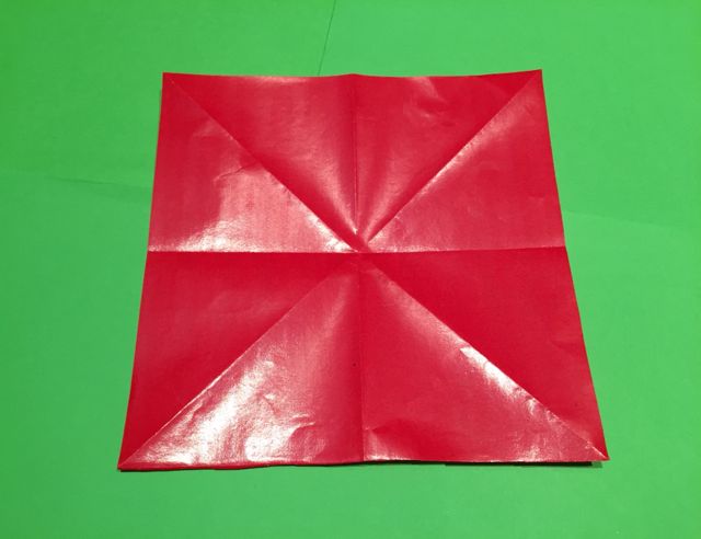 圣诞老人折纸教程（二） 第2步
