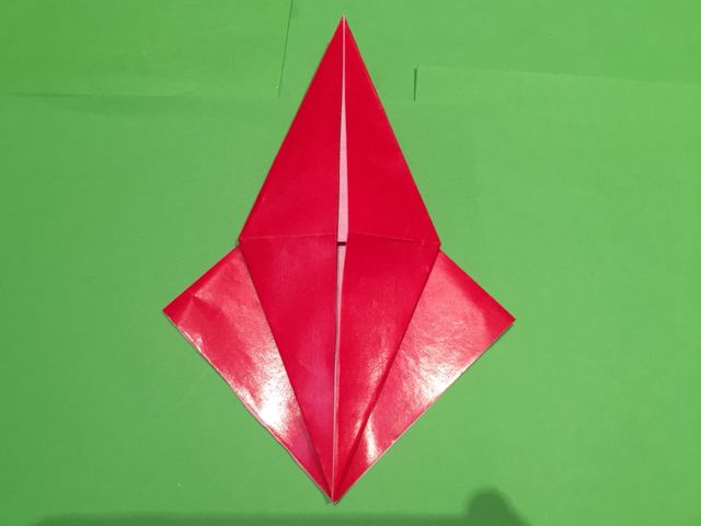 圣诞老人折纸教程（二） 第5步
