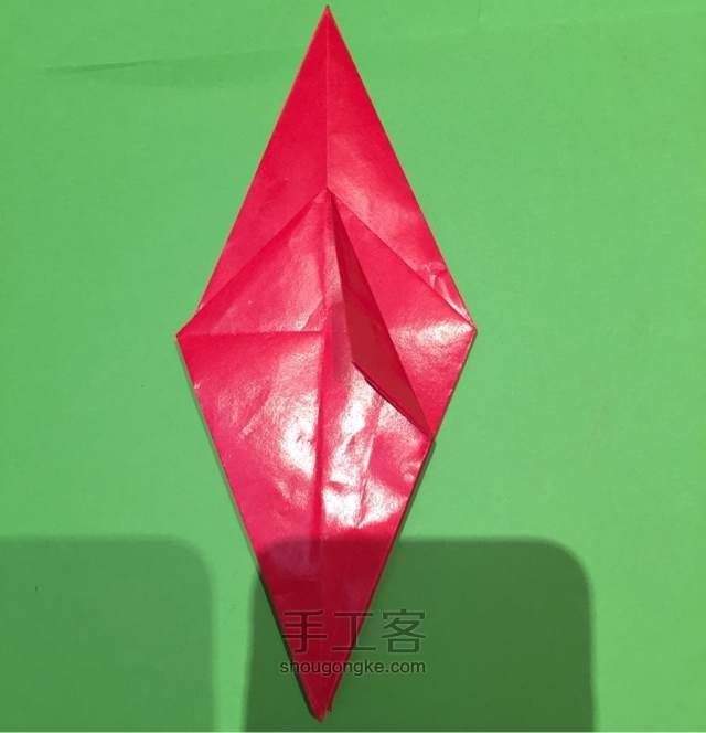 圣诞老人折纸教程（二） 第8步