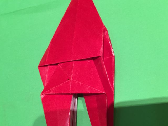 圣诞老人折纸教程（二） 第20步