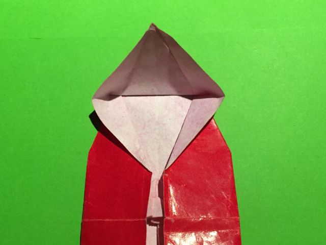 圣诞老人折纸教程（二） 第37步