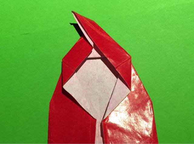 圣诞老人折纸教程（二） 第39步