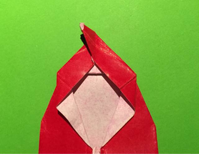 圣诞老人折纸教程（二） 第45步