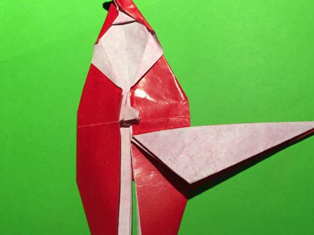圣诞老人折纸教程（二） 第51步