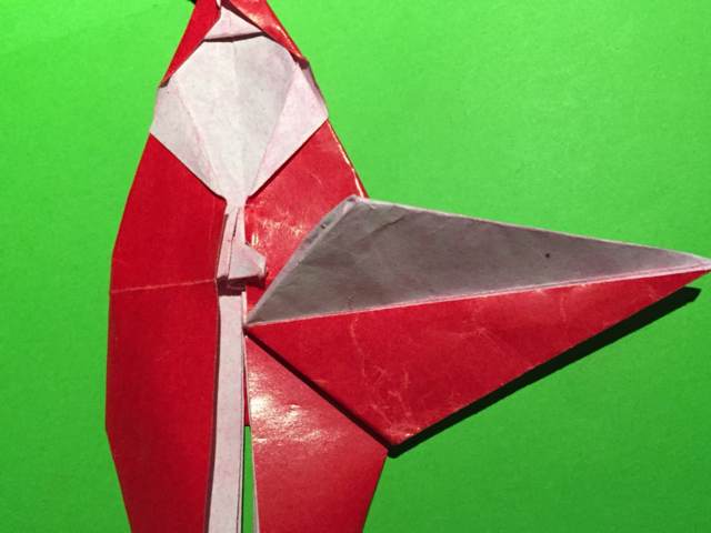 圣诞老人折纸教程（二） 第52步