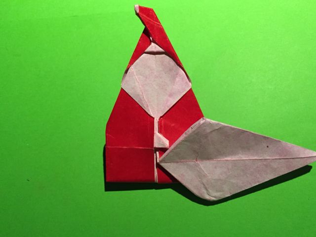 圣诞老人折纸教程（二） 第60步