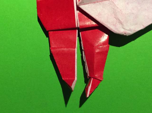 圣诞老人折纸教程（二） 第67步
