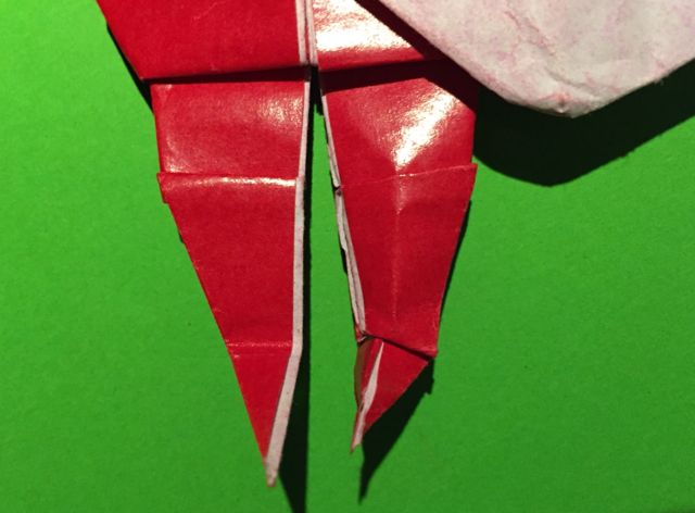 圣诞老人折纸教程（二） 第68步