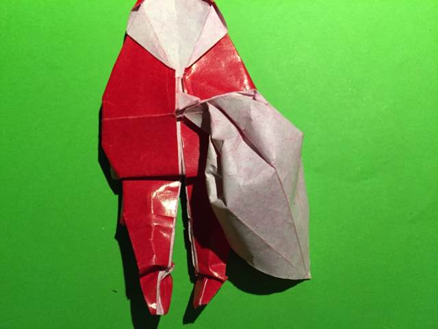 圣诞老人折纸教程（二） 第71步