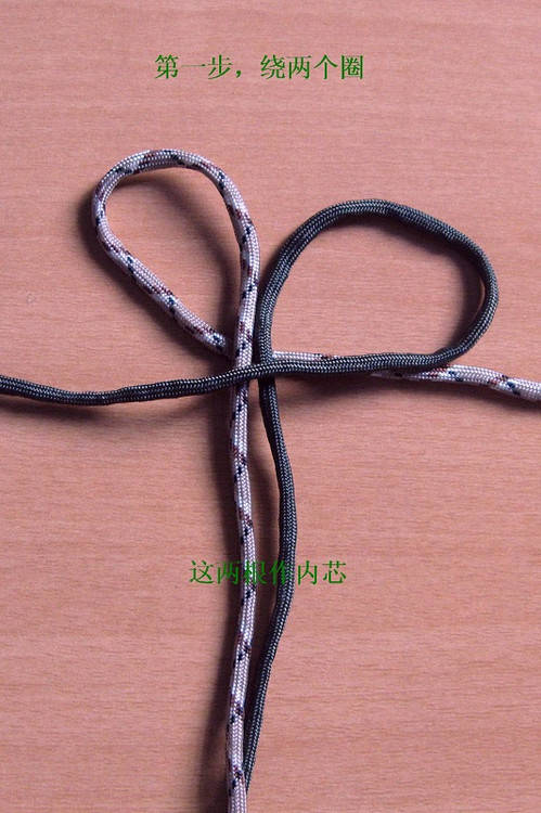 一款超酷男生手绳编法- 伞绳编织手链教程，喜欢的收藏 第1步